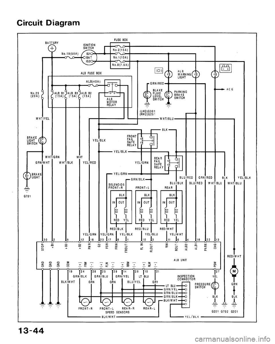 HONDA ACCORD 1992 CB / 4.G Workshop Manual 