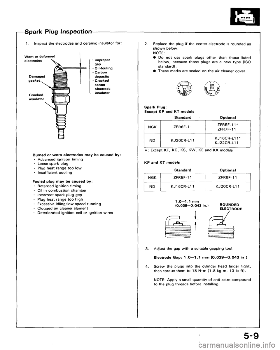 HONDA ACCORD 1992 CB / 4.G Workshop Manual 
