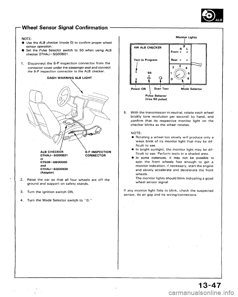 HONDA ACCORD 1992 CB / 4.G Workshop Manual 