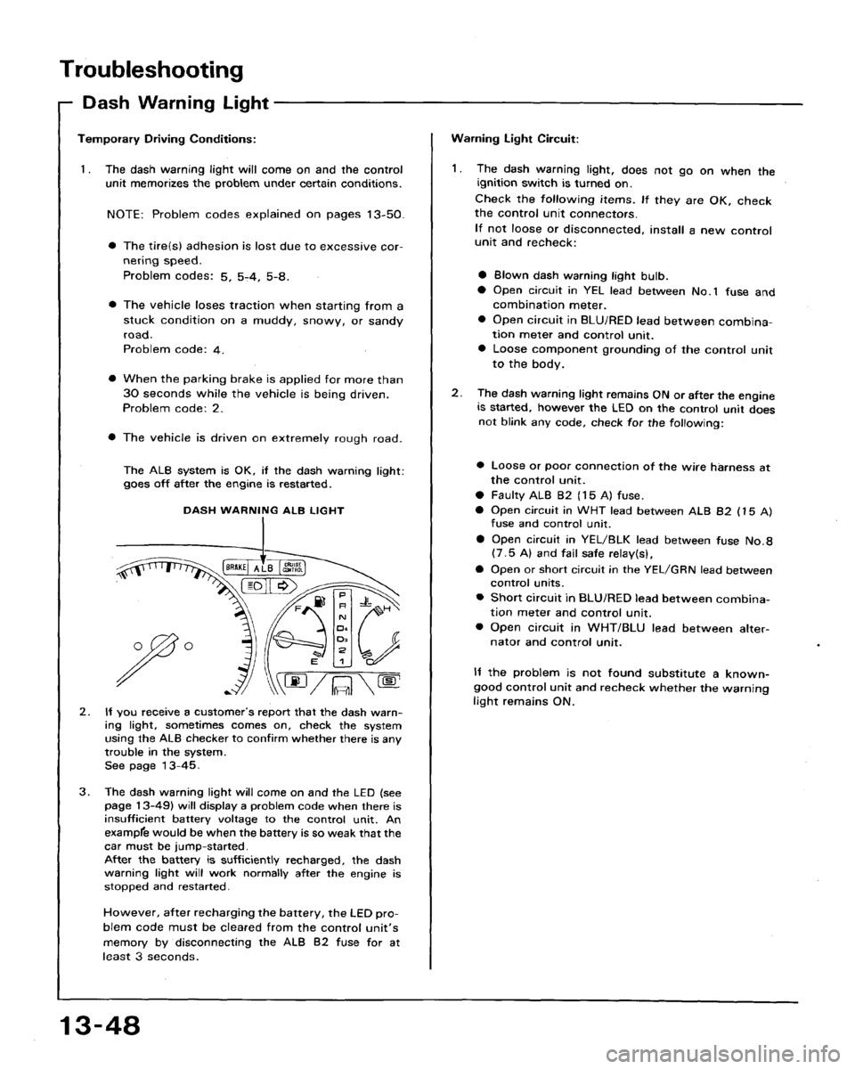 HONDA ACCORD 1992 CB / 4.G Workshop Manual 