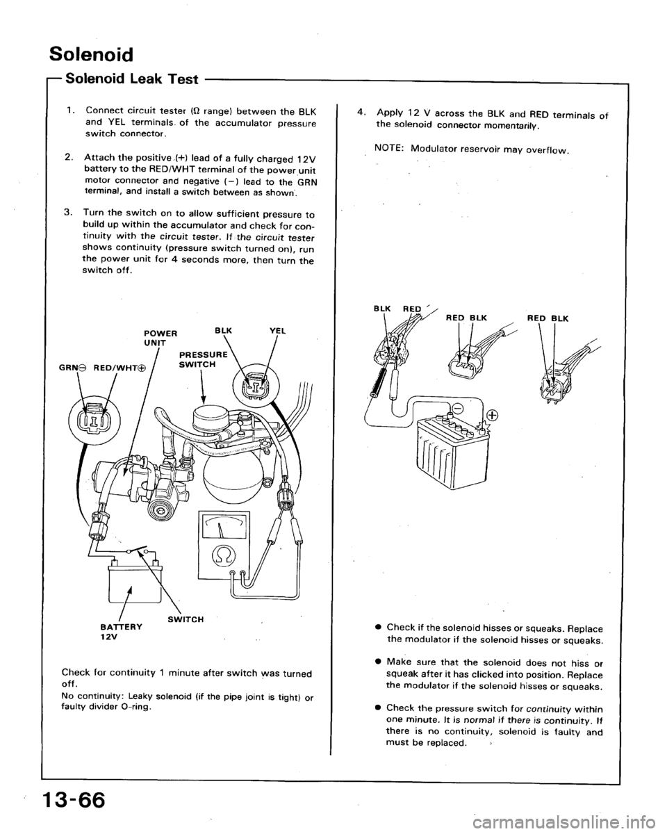 HONDA ACCORD 1992 CB / 4.G Workshop Manual 
