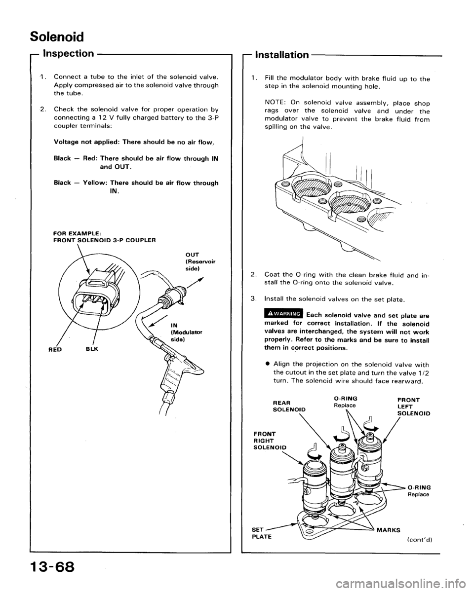 HONDA ACCORD 1992 CB / 4.G Workshop Manual 