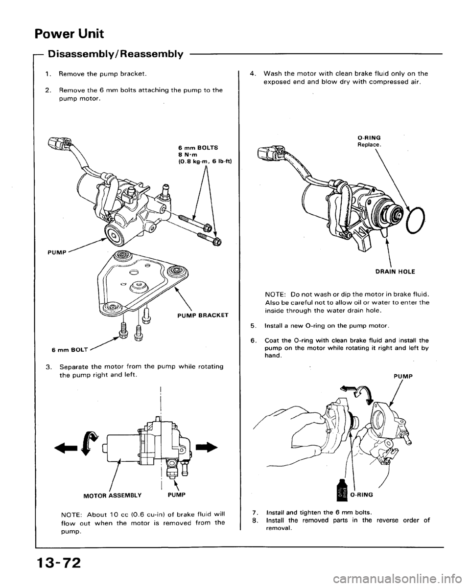 HONDA ACCORD 1992 CB / 4.G Workshop Manual 
