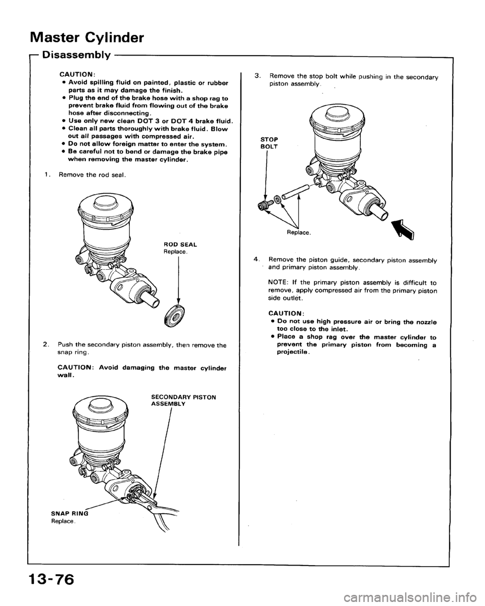 HONDA ACCORD 1992 CB / 4.G Workshop Manual 