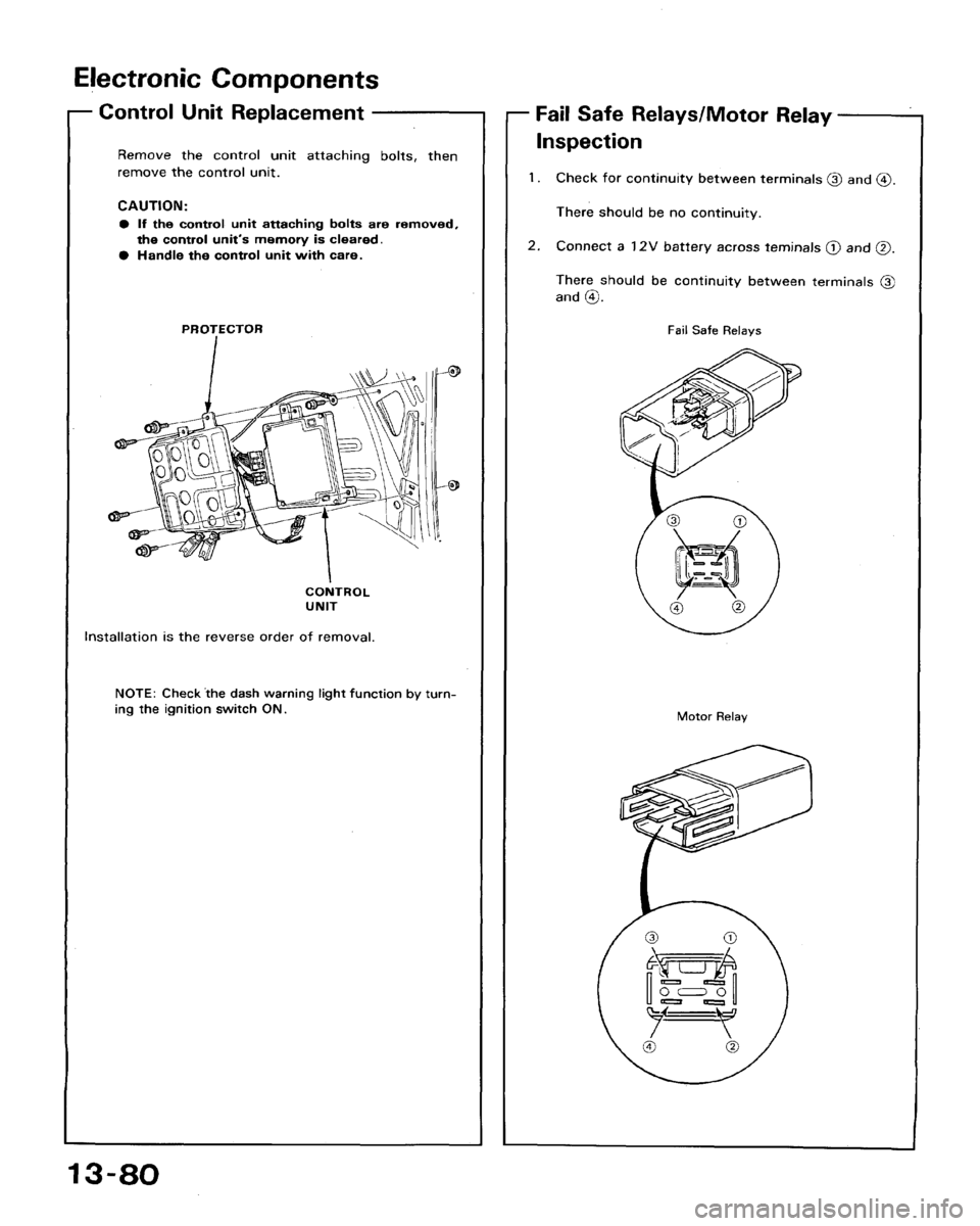 HONDA ACCORD 1992 CB / 4.G Workshop Manual 