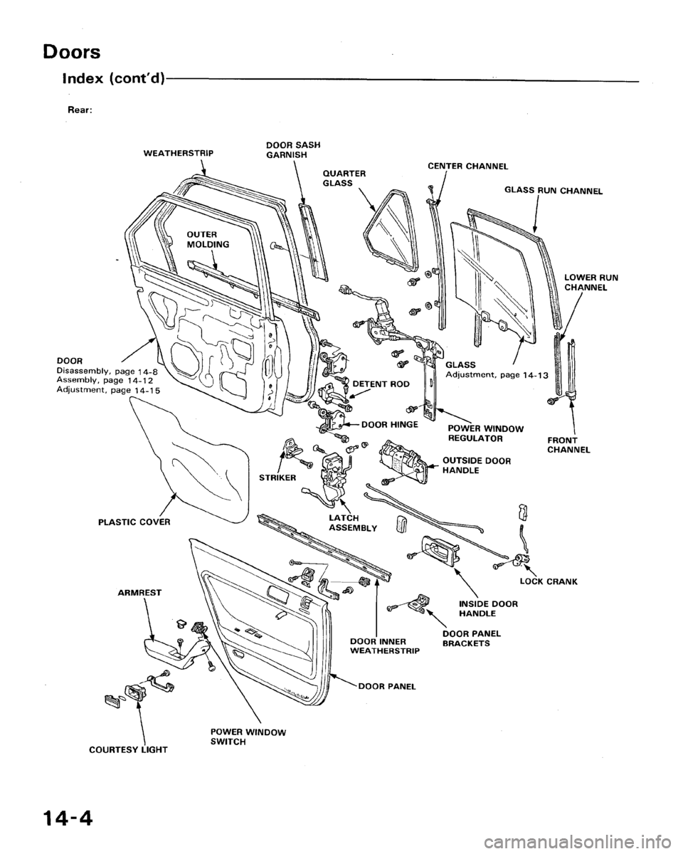 HONDA ACCORD 1992 CB / 4.G Workshop Manual 