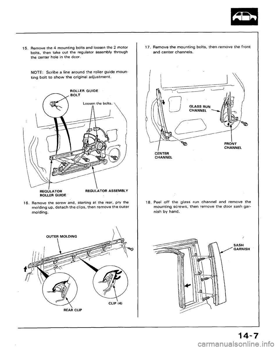 HONDA ACCORD 1992 CB / 4.G Workshop Manual 