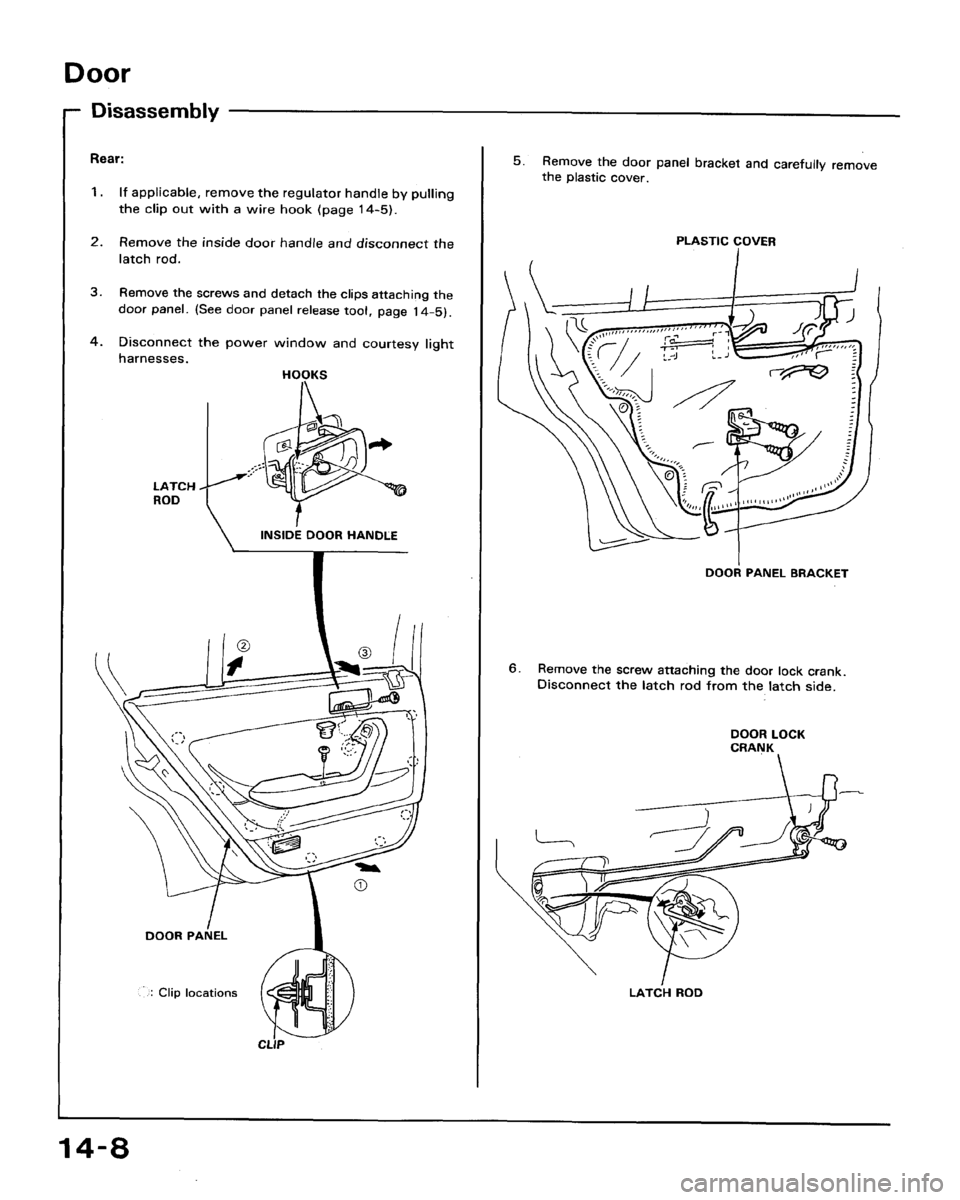 HONDA ACCORD 1992 CB / 4.G Workshop Manual 