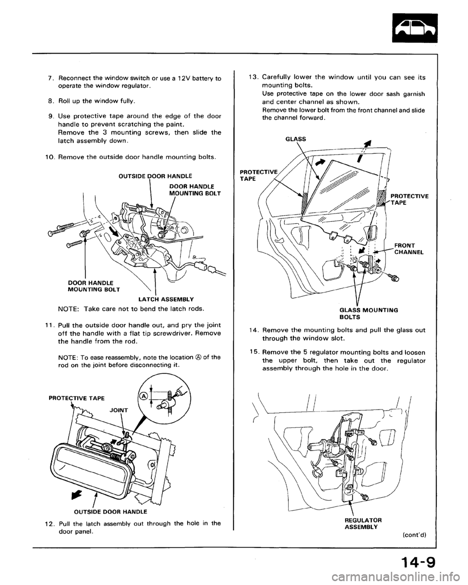 HONDA ACCORD 1992 CB / 4.G Workshop Manual 