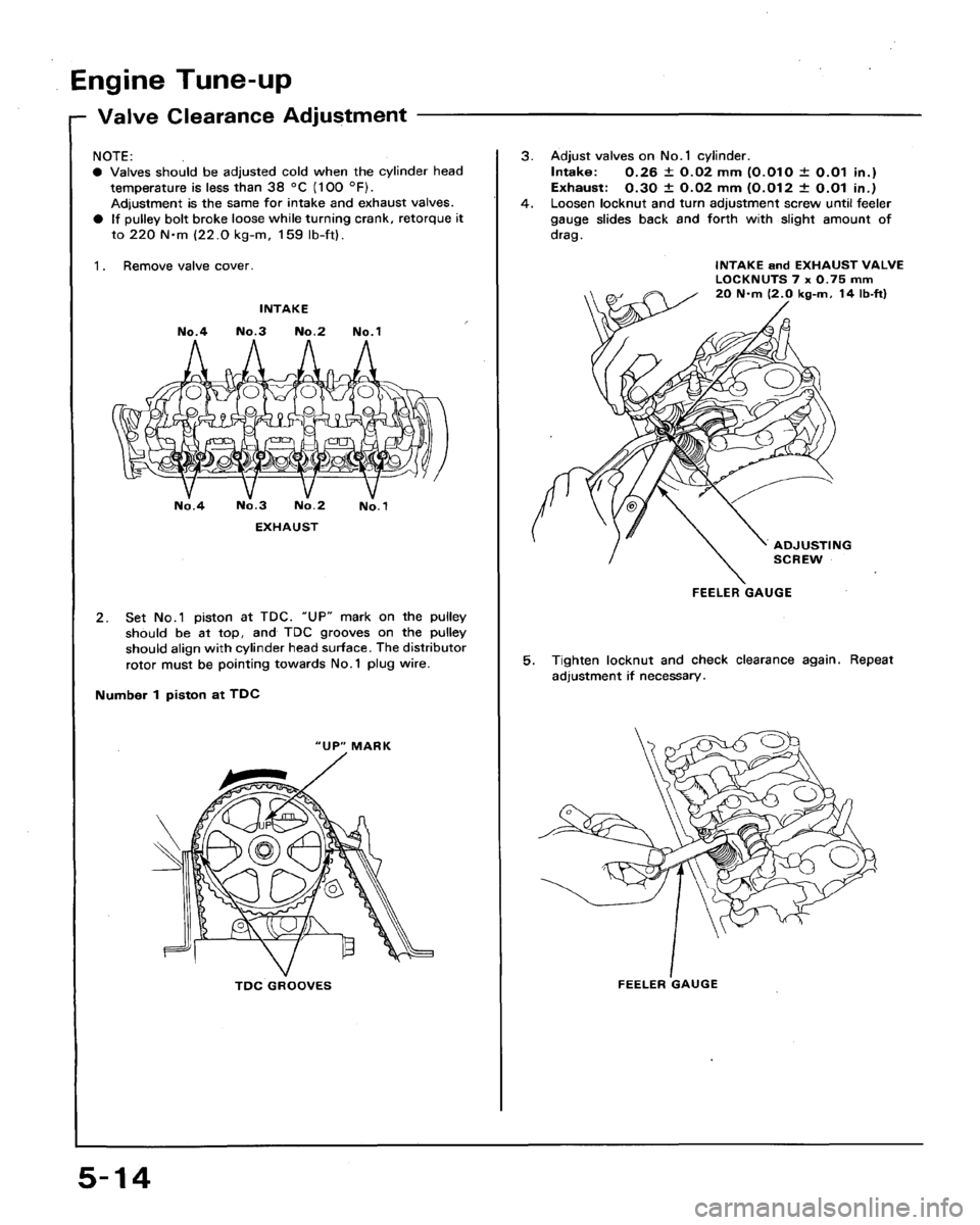 HONDA ACCORD 1992 CB / 4.G Workshop Manual 