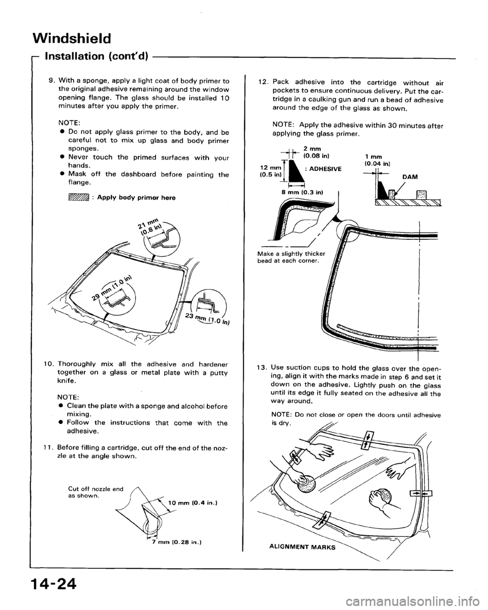 HONDA ACCORD 1992 CB / 4.G Workshop Manual 