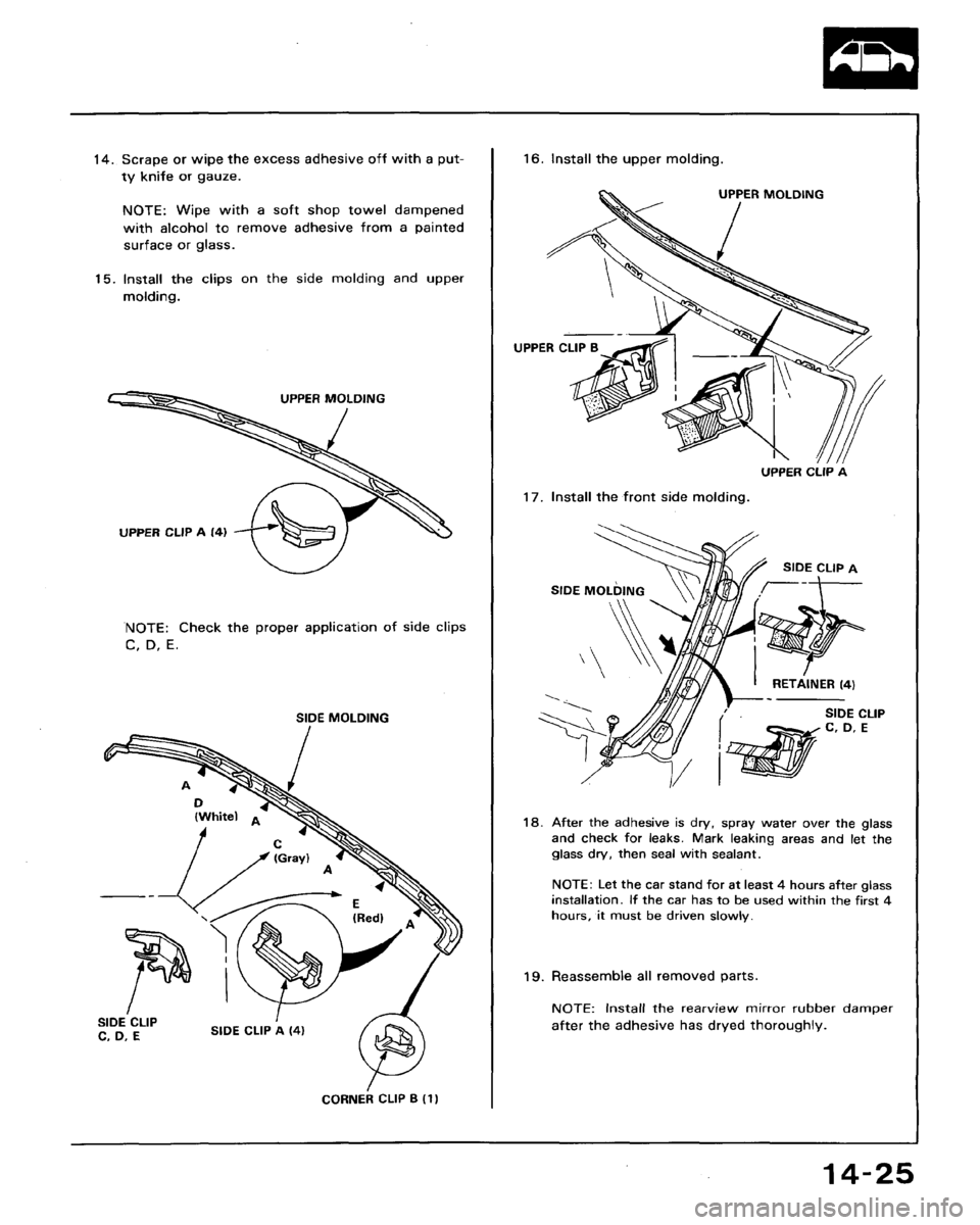 HONDA ACCORD 1992 CB / 4.G Workshop Manual 