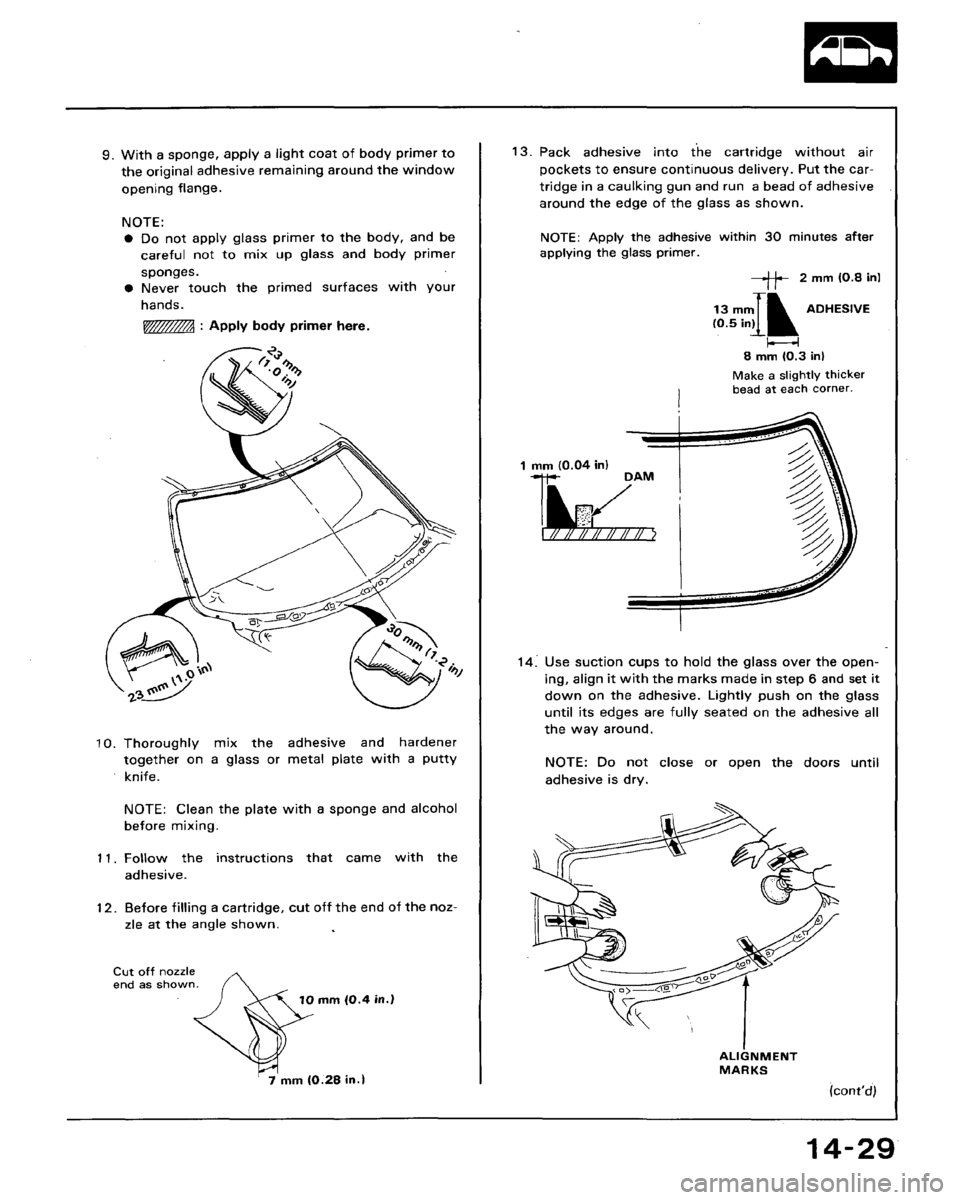 HONDA ACCORD 1992 CB / 4.G Workshop Manual 