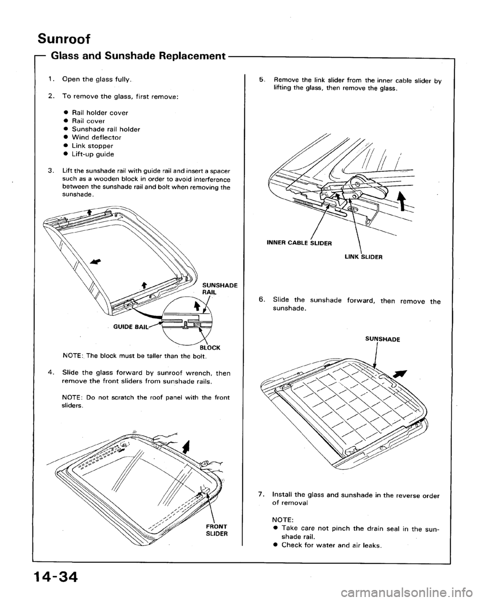 HONDA ACCORD 1992 CB / 4.G Workshop Manual 