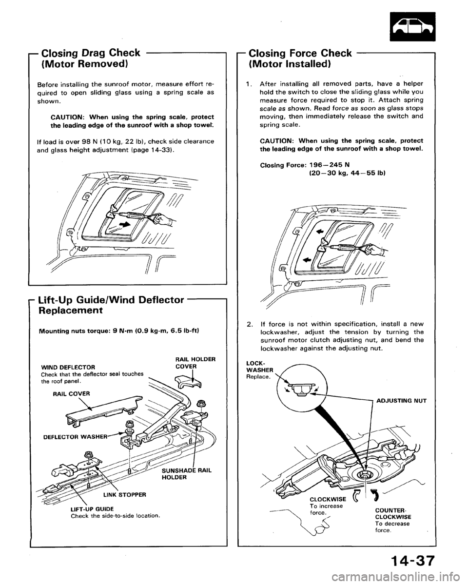 HONDA ACCORD 1992 CB / 4.G Workshop Manual 