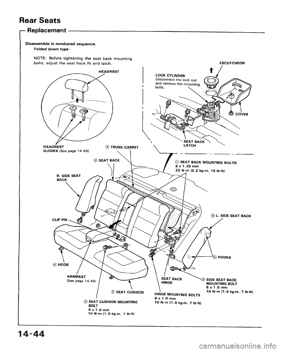 HONDA ACCORD 1992 CB / 4.G Workshop Manual 