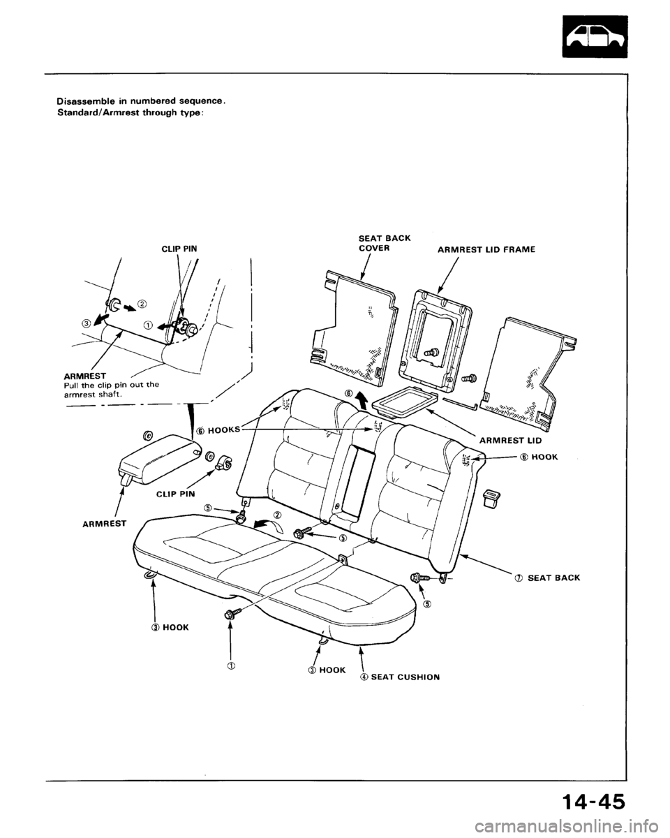 HONDA ACCORD 1992 CB / 4.G Workshop Manual 