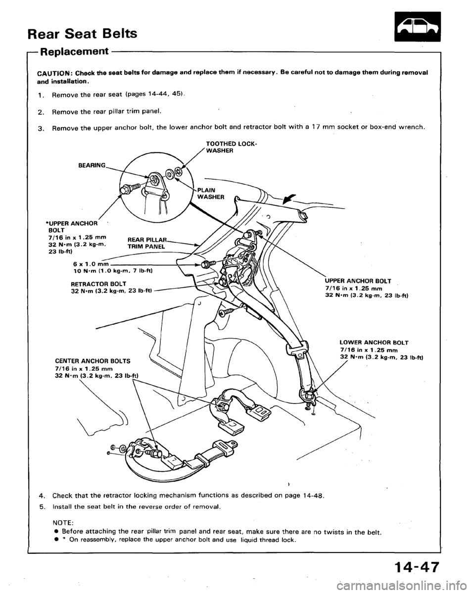 HONDA ACCORD 1992 CB / 4.G Workshop Manual 