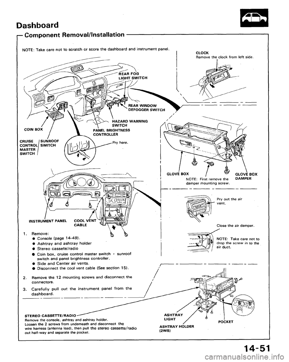HONDA ACCORD 1992 CB / 4.G Workshop Manual 