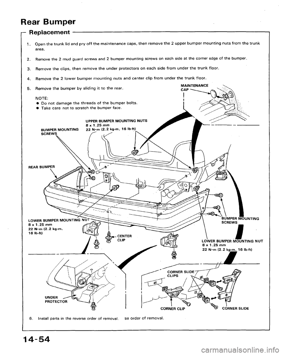 HONDA ACCORD 1992 CB / 4.G Workshop Manual 
