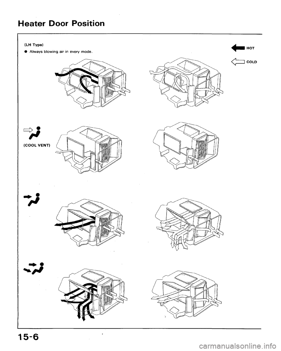 HONDA ACCORD 1992 CB / 4.G Workshop Manual 