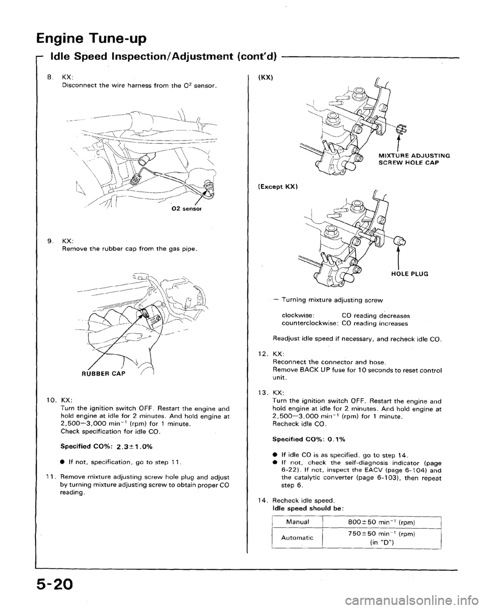HONDA ACCORD 1992 CB / 4.G Workshop Manual 