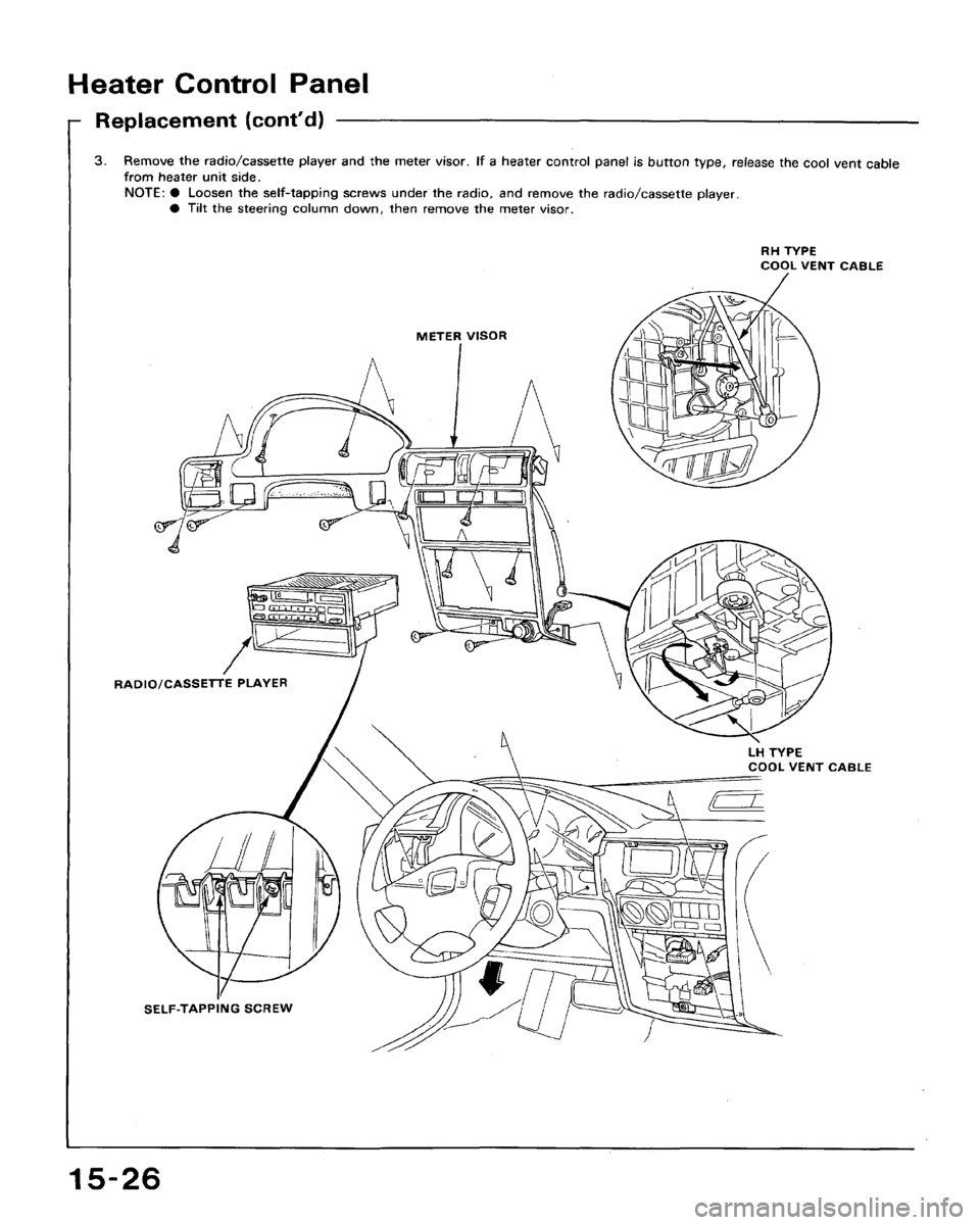 HONDA ACCORD 1992 CB / 4.G Workshop Manual 