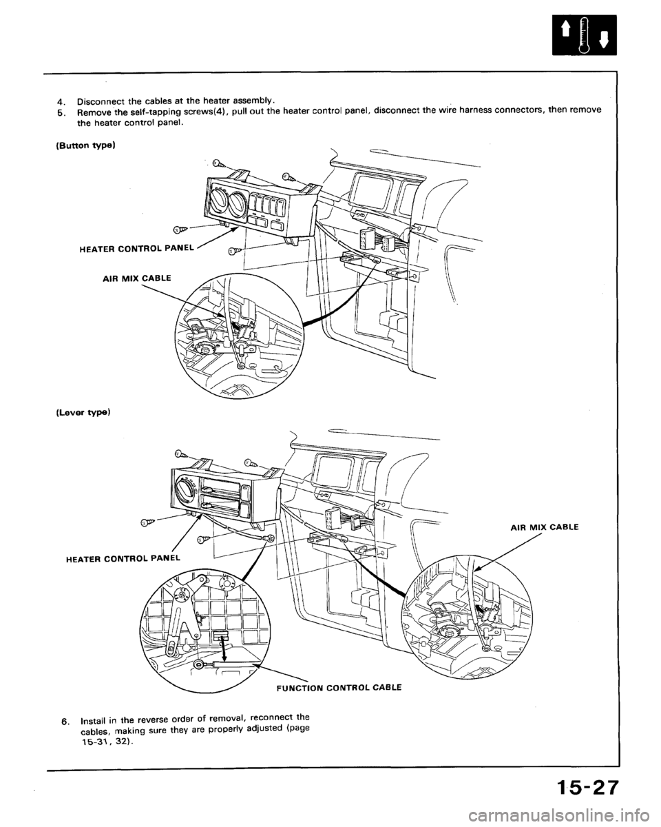 HONDA ACCORD 1992 CB / 4.G Workshop Manual 