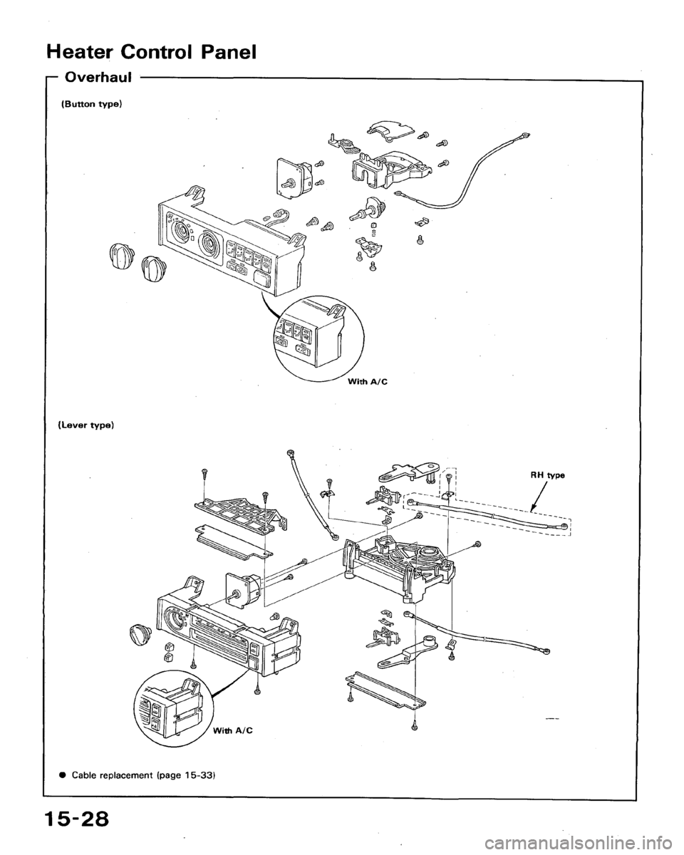 HONDA ACCORD 1992 CB / 4.G Workshop Manual 
