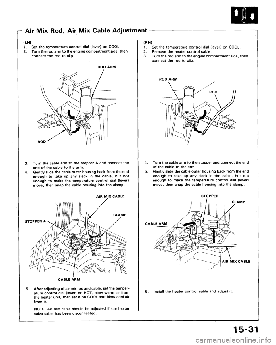 HONDA ACCORD 1992 CB / 4.G Workshop Manual 