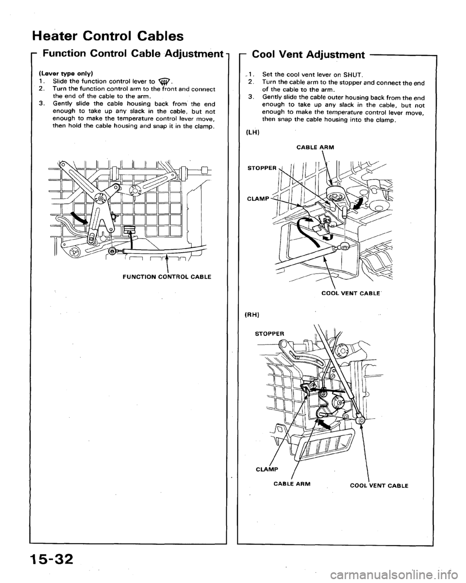 HONDA ACCORD 1992 CB / 4.G Workshop Manual 