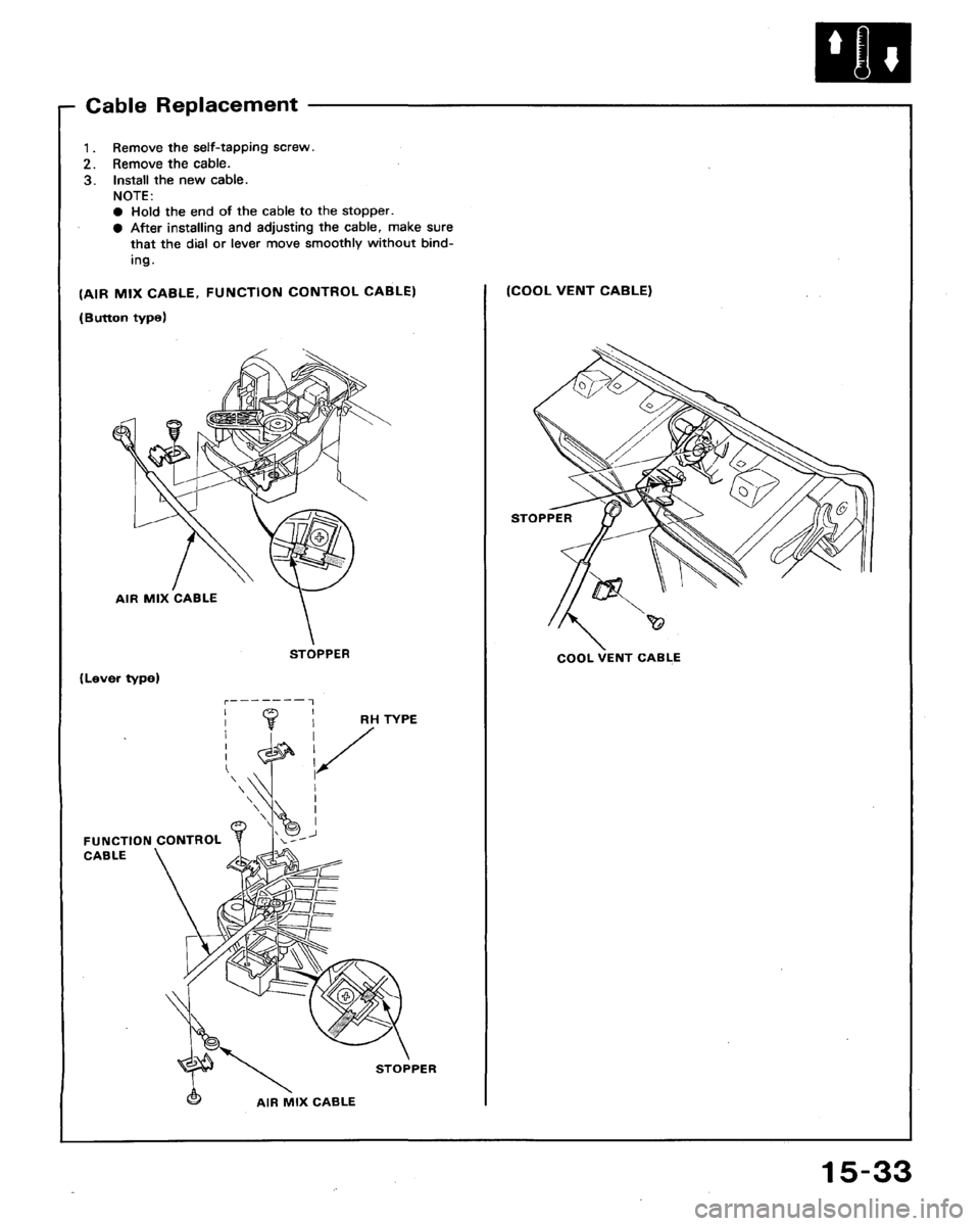HONDA ACCORD 1992 CB / 4.G Workshop Manual 