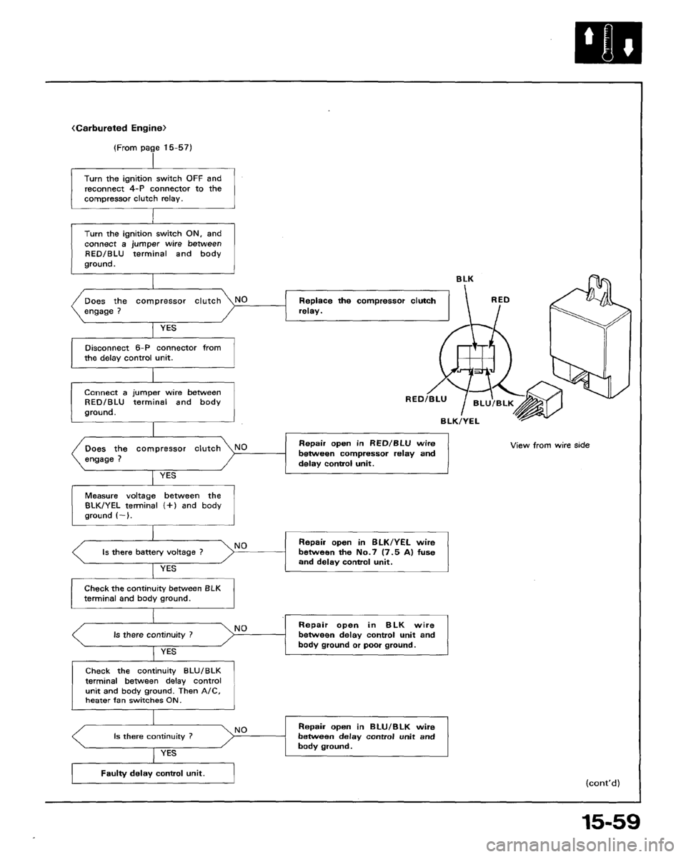 HONDA ACCORD 1992 CB / 4.G Workshop Manual 