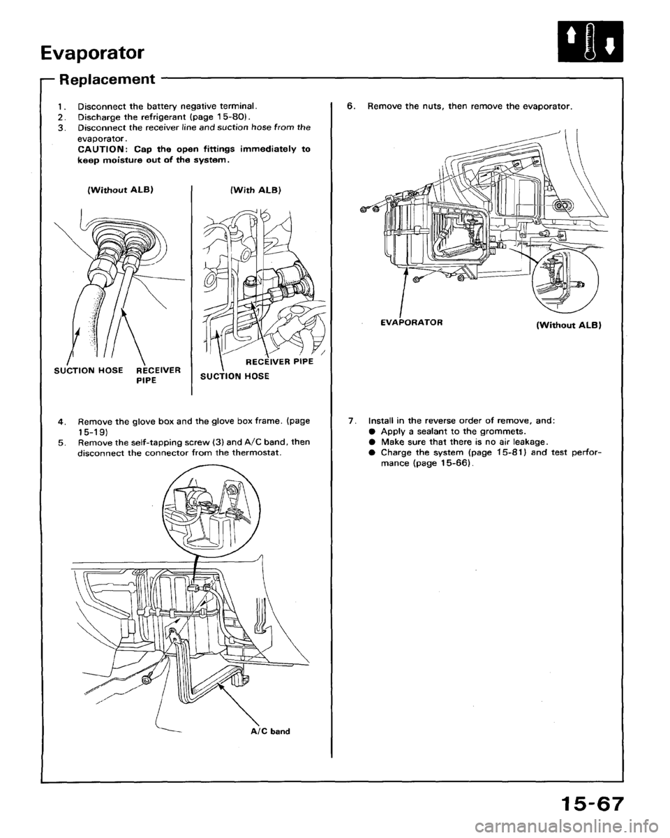HONDA ACCORD 1992 CB / 4.G Workshop Manual 