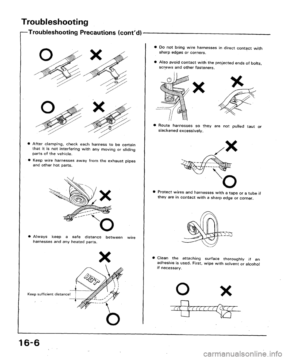 HONDA ACCORD 1992 CB / 4.G Workshop Manual 
