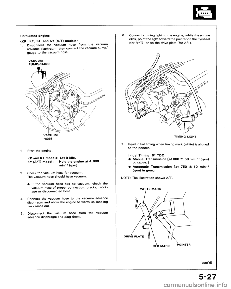 HONDA ACCORD 1992 CB / 4.G Workshop Manual 