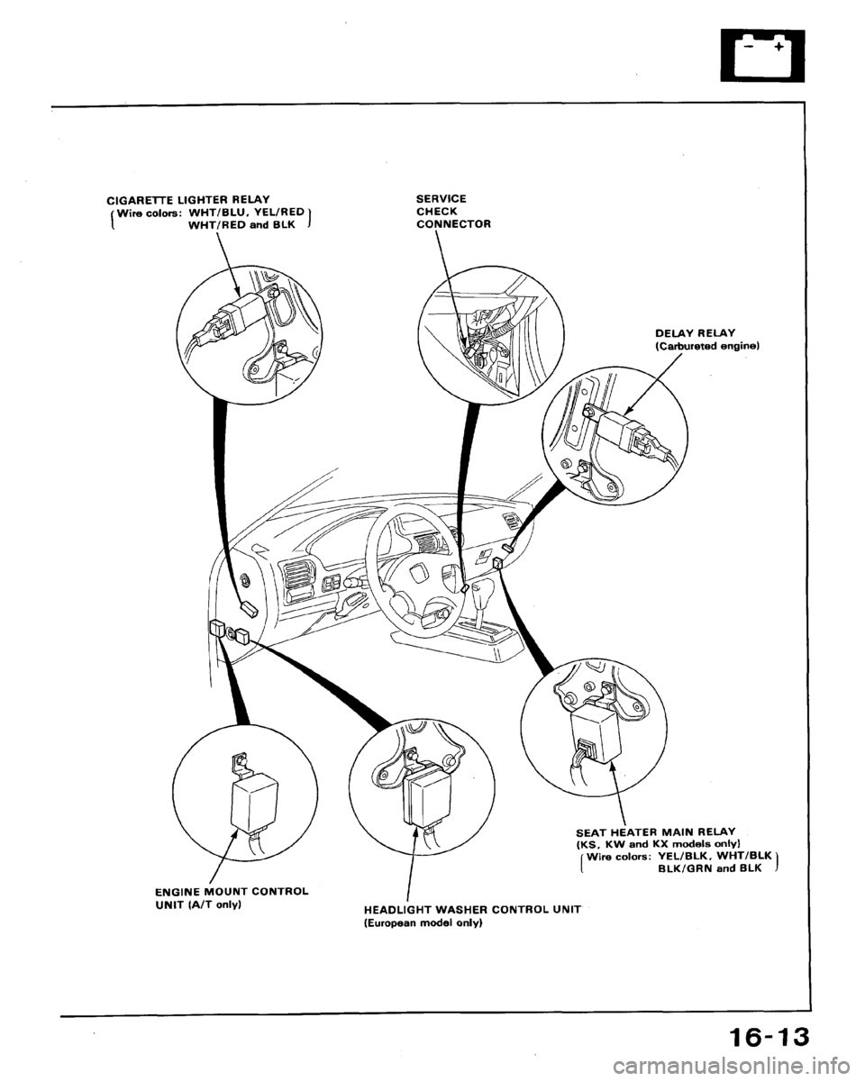 HONDA ACCORD 1992 CB / 4.G Workshop Manual 