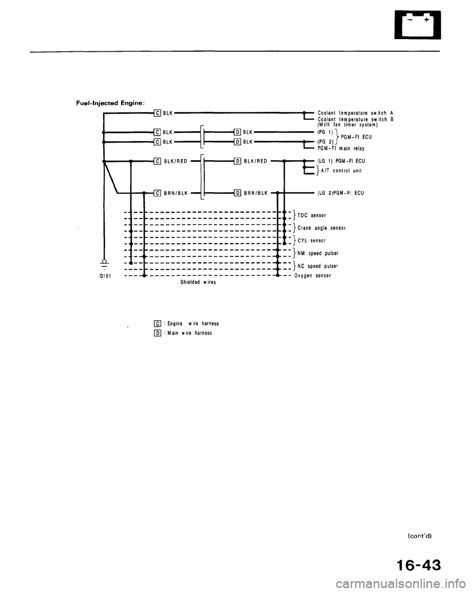 HONDA ACCORD 1992 CB / 4.G Workshop Manual 