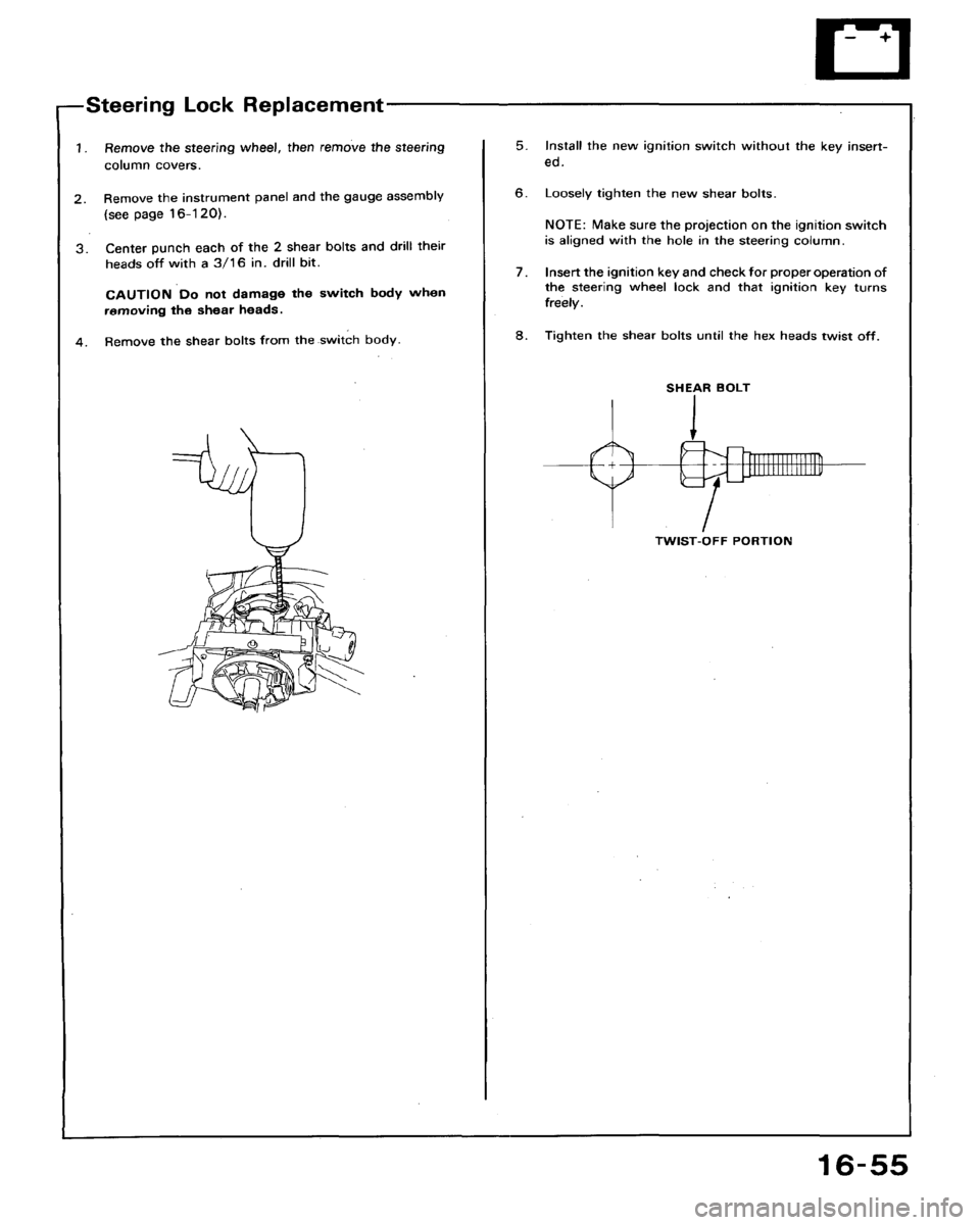 HONDA ACCORD 1992 CB / 4.G Workshop Manual 