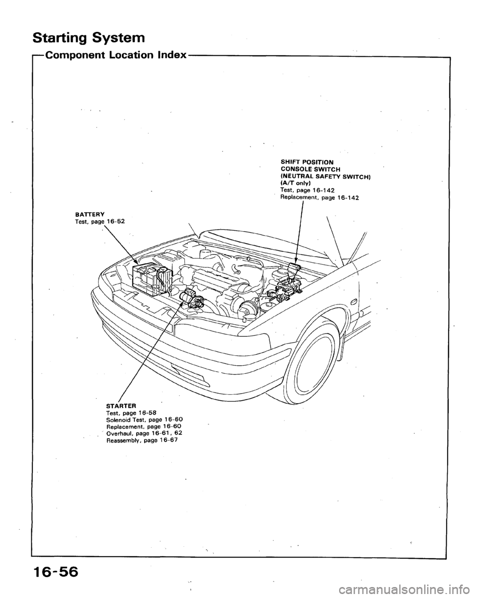 HONDA ACCORD 1992 CB / 4.G Workshop Manual 