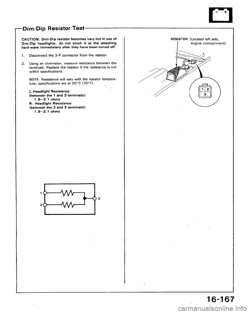 HONDA ACCORD 1992 CB / 4.G Workshop Manual 