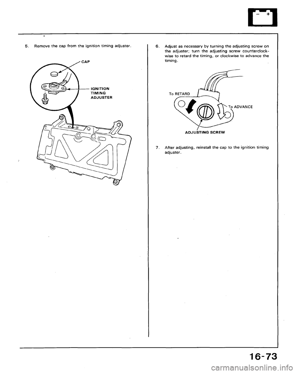 HONDA ACCORD 1992 CB / 4.G Workshop Manual 