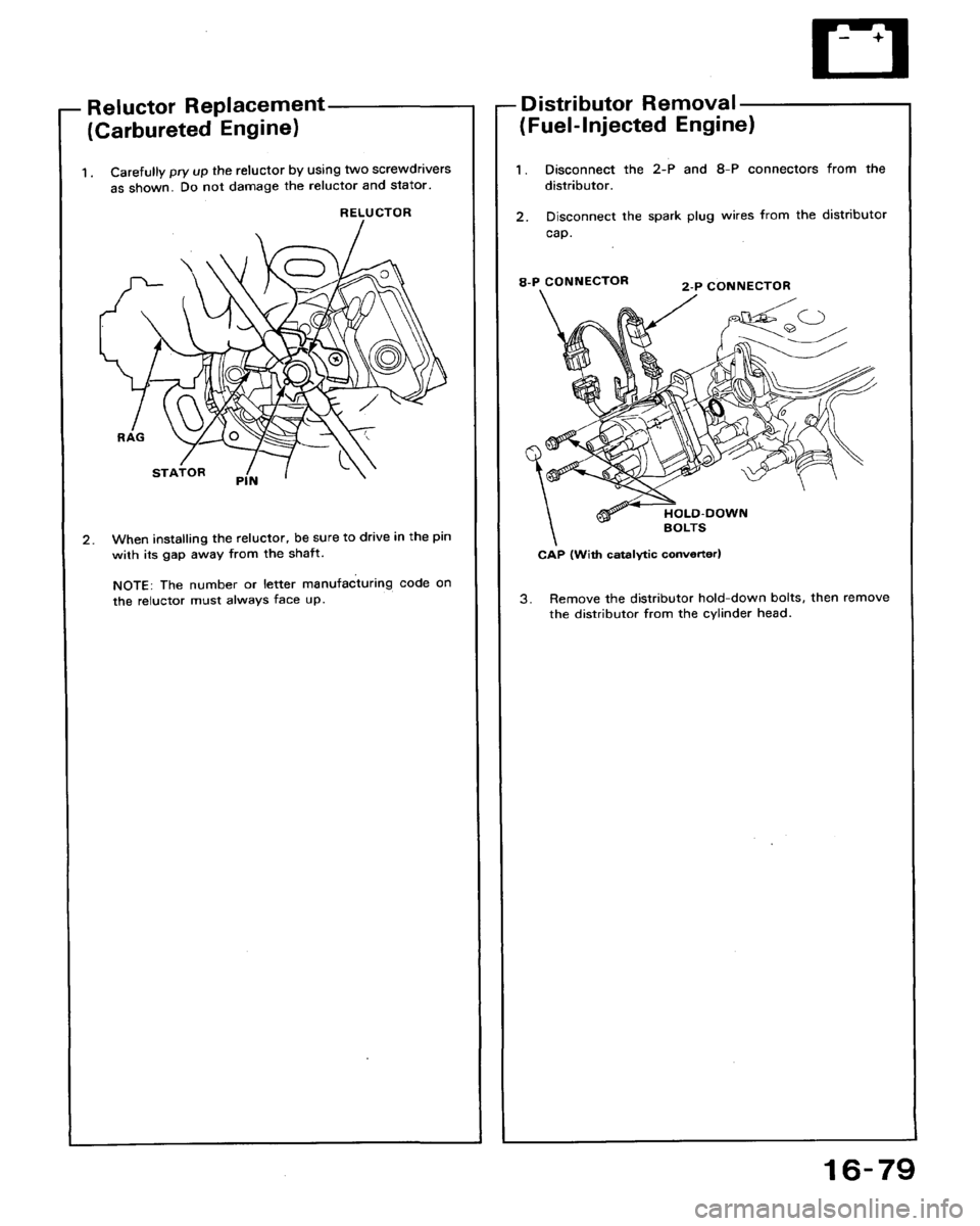 HONDA ACCORD 1992 CB / 4.G Workshop Manual 