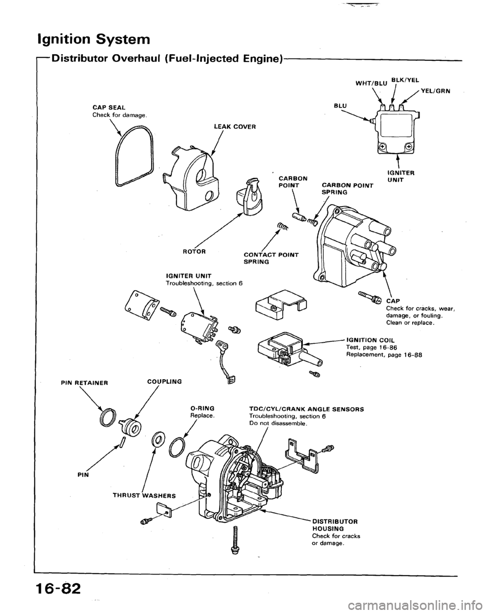 HONDA ACCORD 1992 CB / 4.G Workshop Manual 