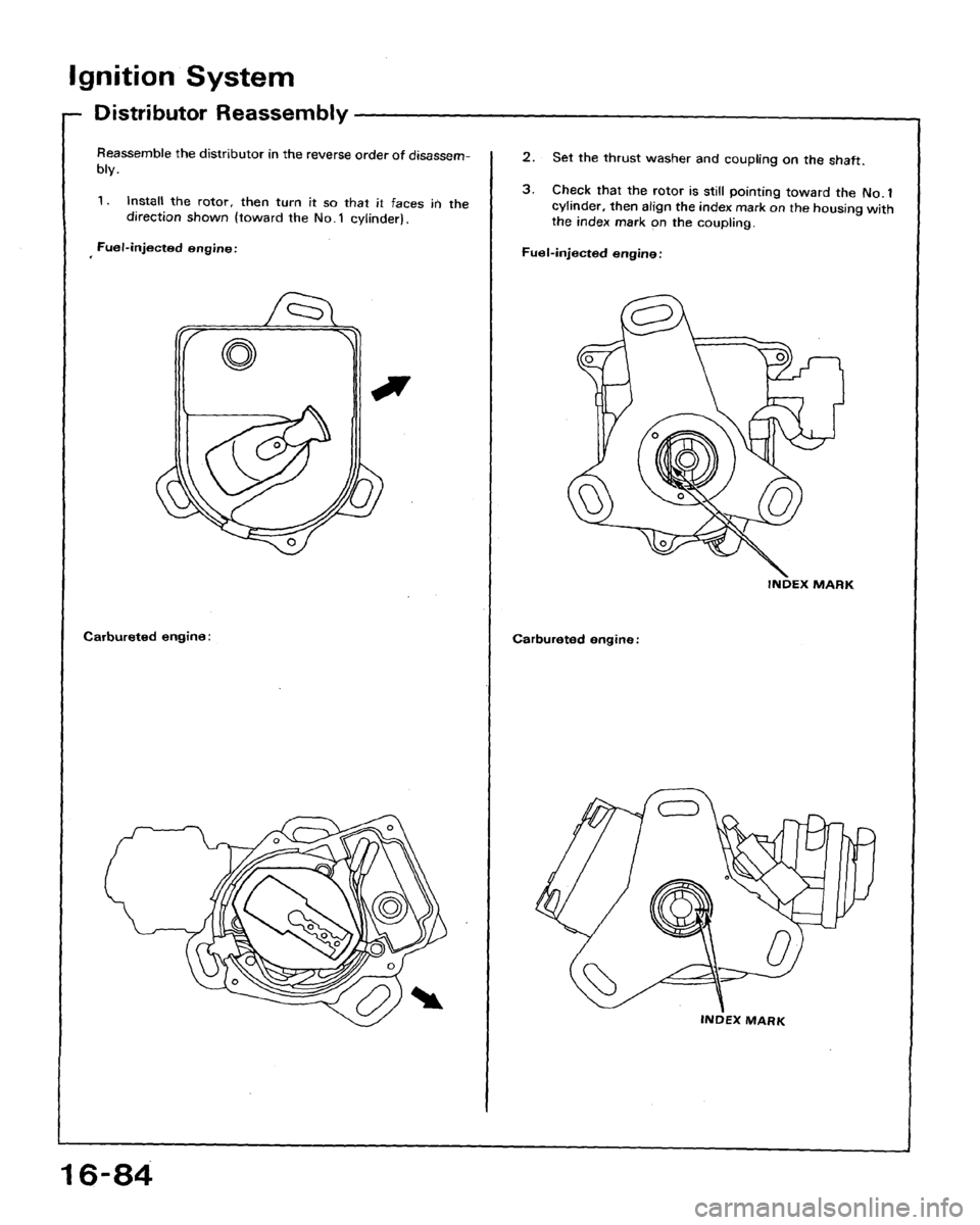 HONDA ACCORD 1992 CB / 4.G Workshop Manual 