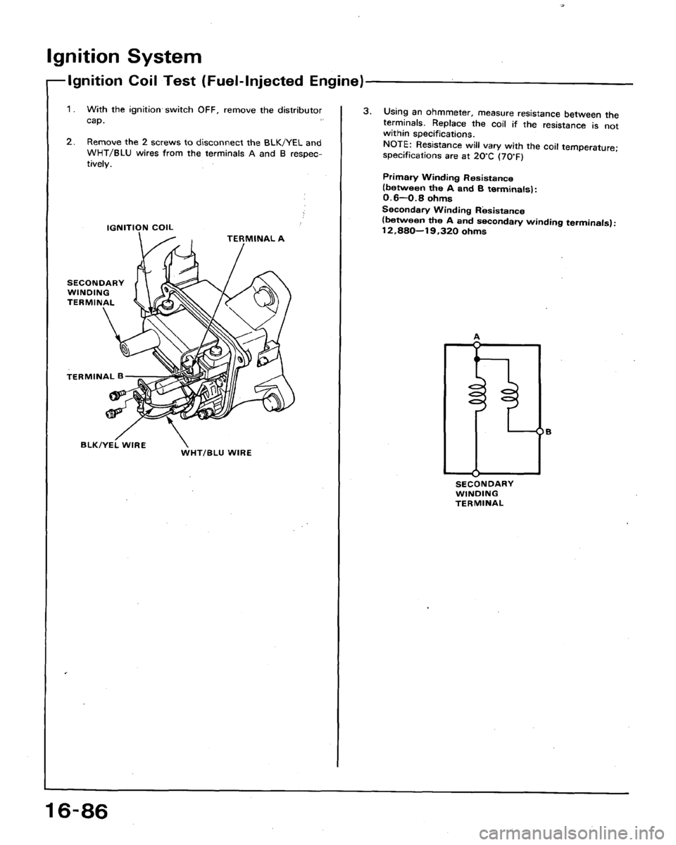 HONDA ACCORD 1992 CB / 4.G Workshop Manual 