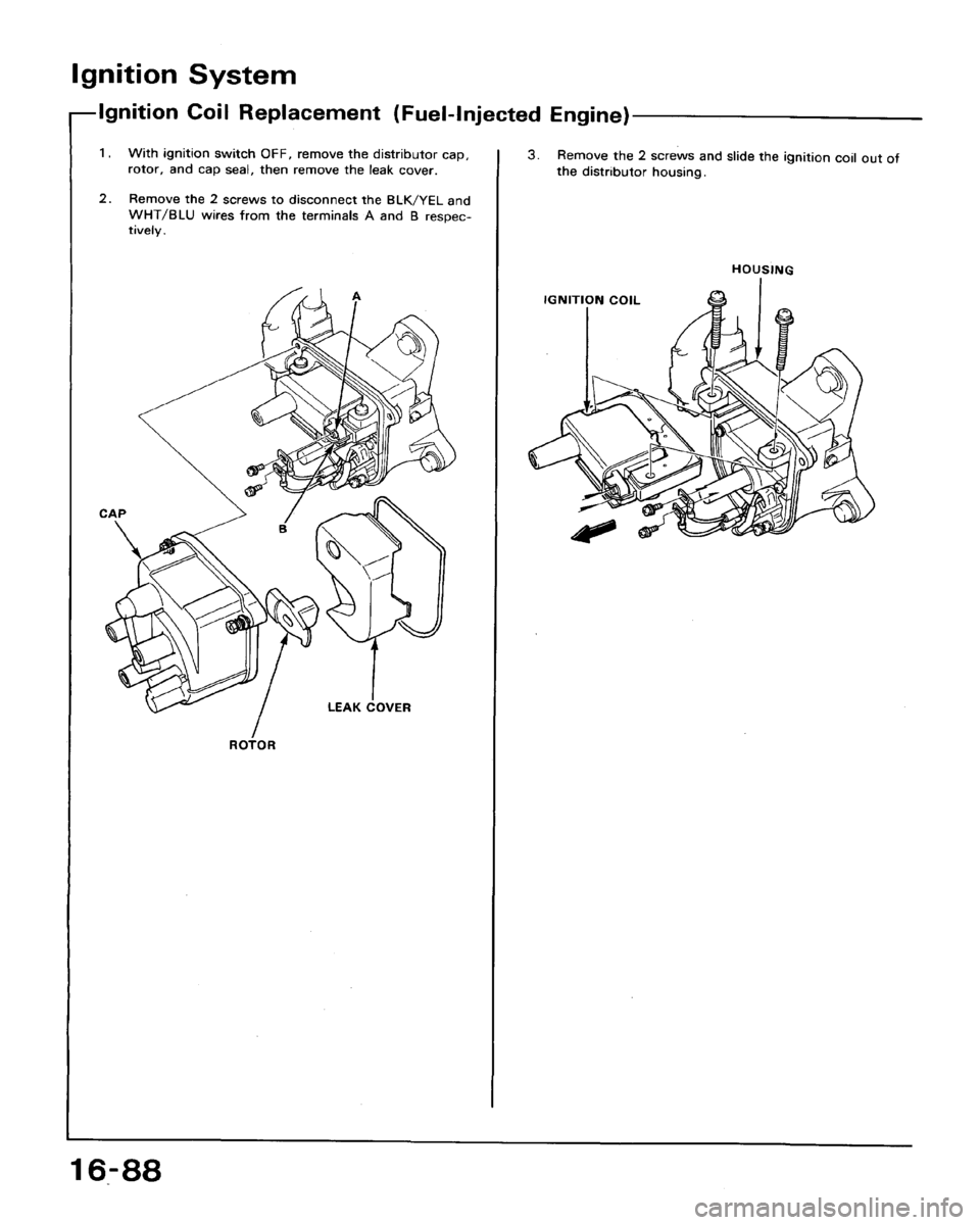 HONDA ACCORD 1992 CB / 4.G Workshop Manual 