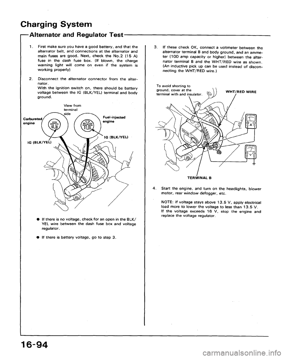 HONDA ACCORD 1992 CB / 4.G Workshop Manual 