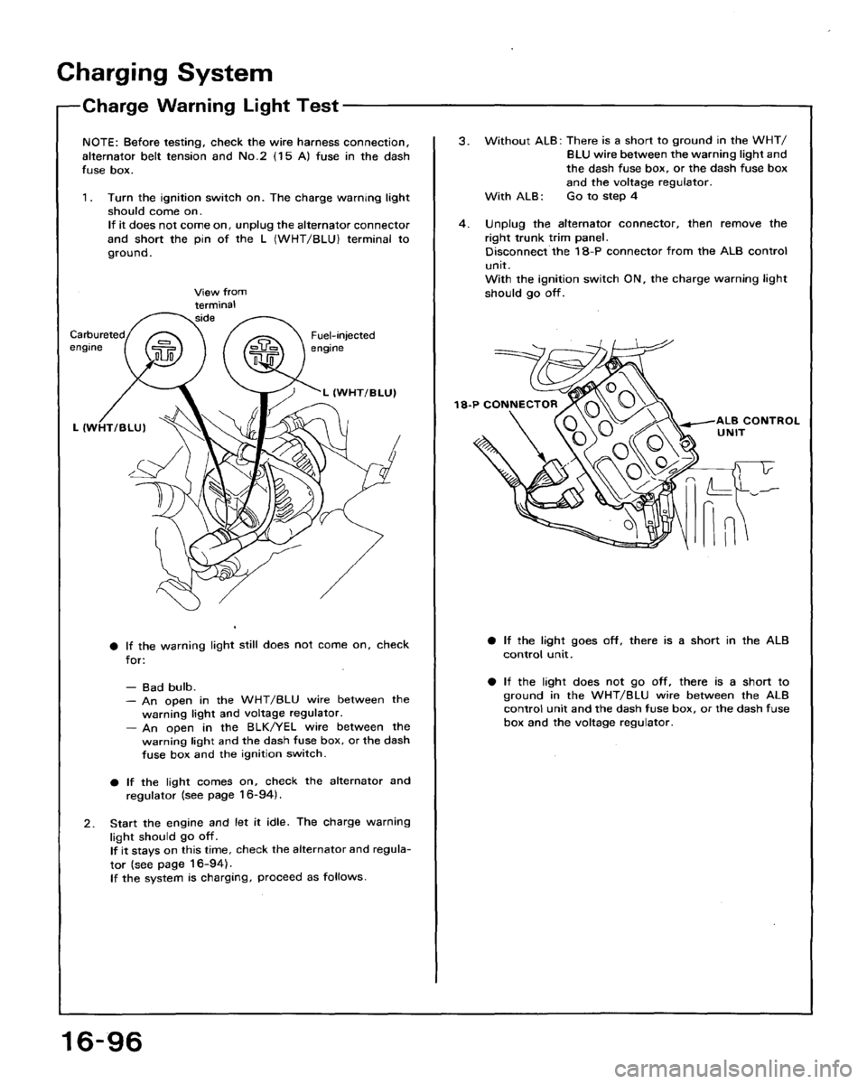 HONDA ACCORD 1992 CB / 4.G Workshop Manual 
