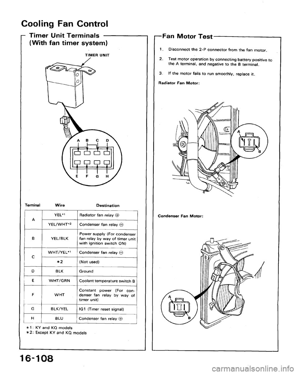 HONDA ACCORD 1992 CB / 4.G Workshop Manual 